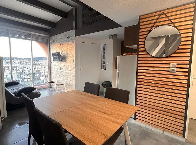 Belle Vue, T2 Mezzanine Vue Port, 50 M De La De La Conque Appartamento Agde